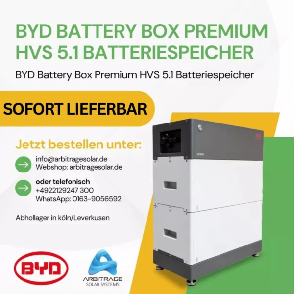 BYD - HVS 5,1 BATTERY BOX PREMIUM