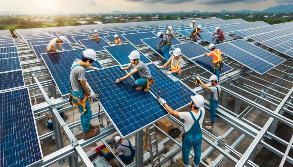 solar mountaning