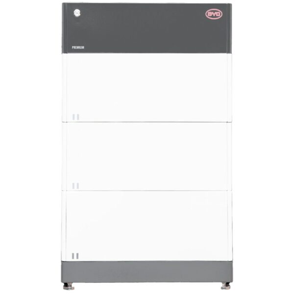 BYD Battery-Box Premium HVM 8.3 mit drei Batteriemodulen, Frontansicht